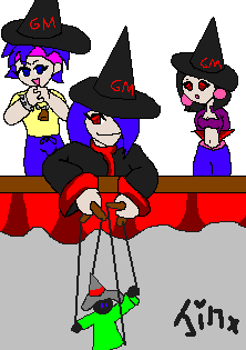 GMs aren't evil, just misunderstood. Art by Jesterlex.